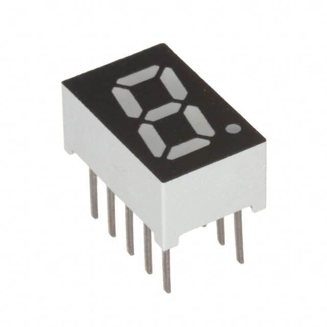 HDSP-211G S4 PCB 8MM GREEN CA BLACK