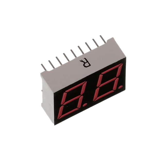 LBP-602VK2 DISPLAY 7SEG 0.56" DBL RED 18DIP