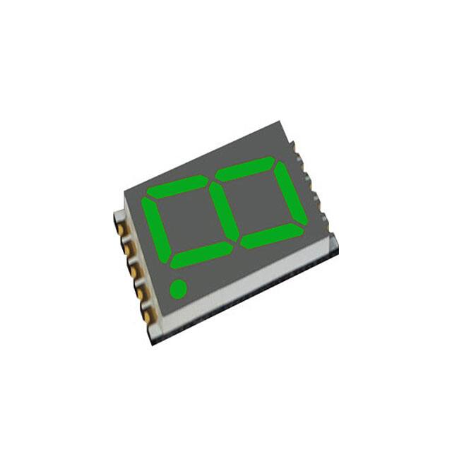 DSM7UA70105 DISPLAY 7SEG 0.7" SGL GRN 10SMD