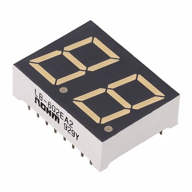 LB-602EA2 DISPLAY 7SEG 0.56" DBL ORG 18DIP