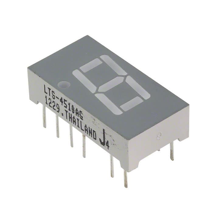 LTS-4510AG DISPLAY 7SEG 0.4" SGL GRN 14DIP