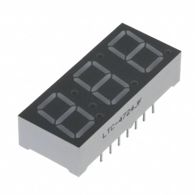 LTC-4724JF DISP 7SEG 0.39" TRP OR-YLW 15DIP