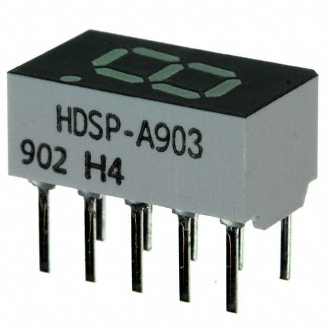 HDSP-A903 DISPLAY 7SEG 0.3" SGL GRN 10DIP