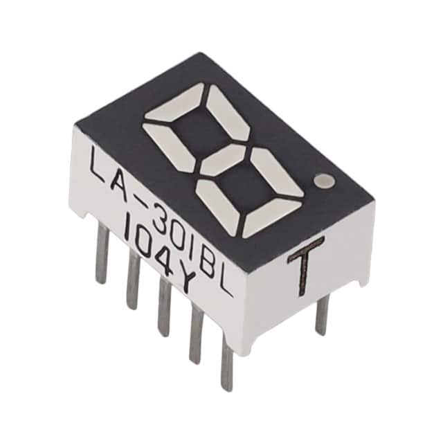 LA-301BL DISPLAY 7SEG 0.31" SGL BLU 10DIP