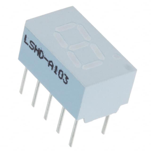LSHD-A103 DISPLAY 7-SEG 0.3" SGL RED 10DIP