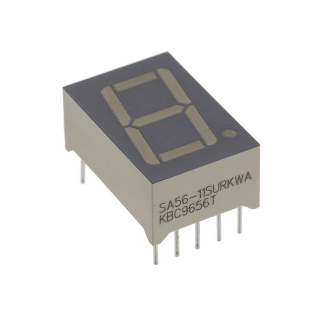 SA56-11SURKWA DISPLAY 7SEG 0.56" SGL RED 10DIP