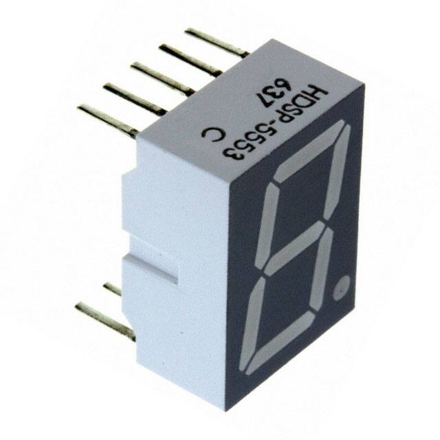 HDSP-5553 DISPLAY 7SEG 0.56" SGL RED 10DIP