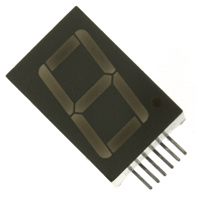 LDS-N512RI-RA DISP 7SEG 0.56" SGL GRN 6SIP RA