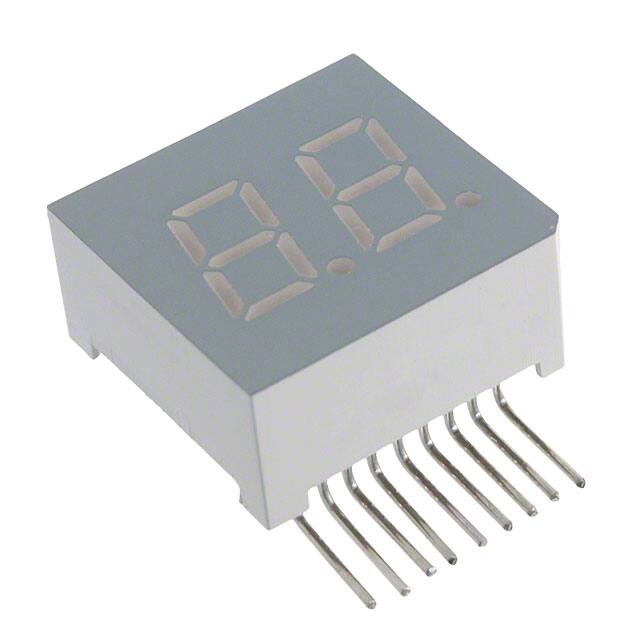 LDD-E304NI-RA DISP 7SEG 0.3" DBL RED 9SIP RA