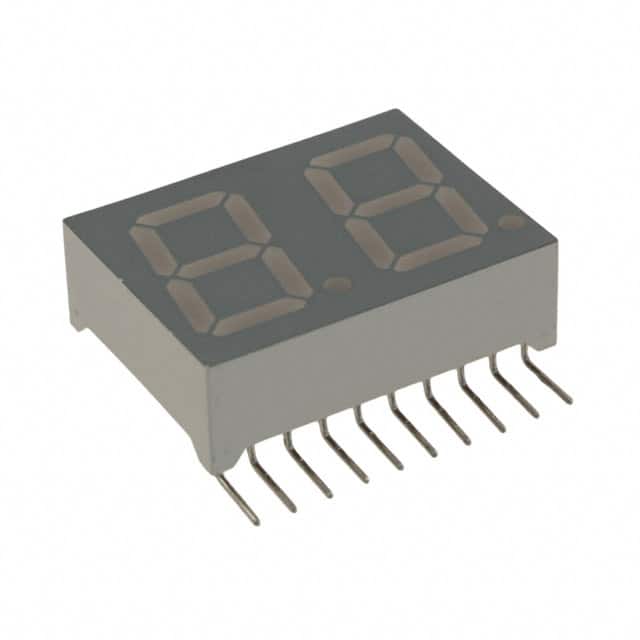 LDD-M512RI-RA DISP 7SEG 0.56" DBL GRN 10SIP RA