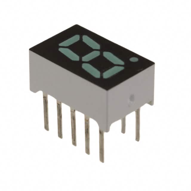 HDSP-U513 DISPLAY 7SEG 0.31" SGL GRN 10DIP
