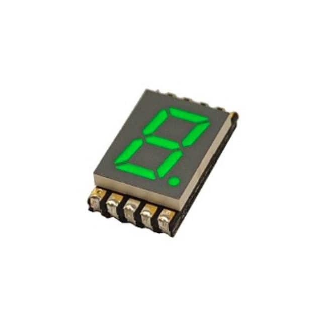 SMA-391LE-UT B/W DISPLAY 7-SEG 0.4" SGL RED 10SMD