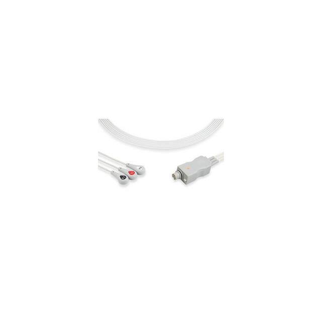 CMT-01HTH-0.8D ECG TELEMETRY LEADWIRES Replacement for Fukuda Denshi CM