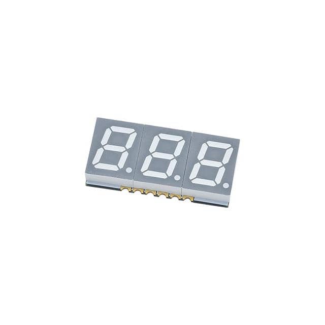 SDTA28A2W DISPLAY 7SEG 0.28" TRI AMB 12SMD