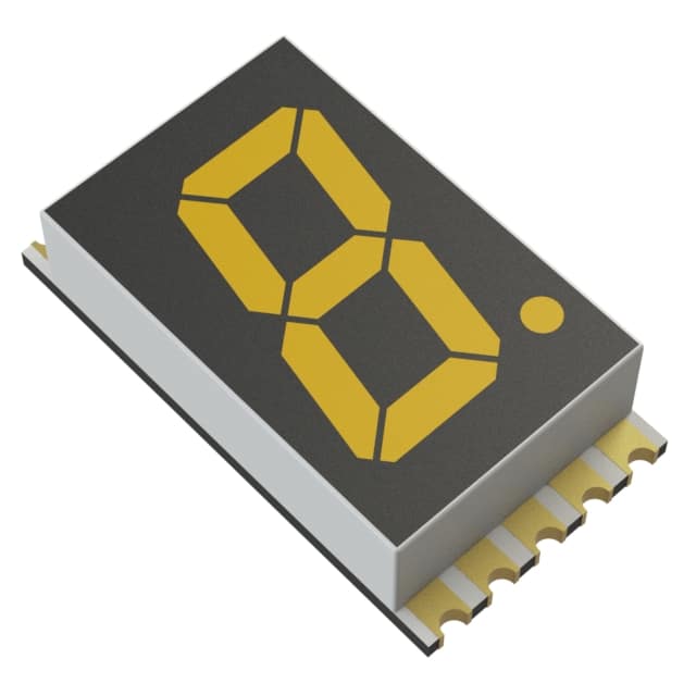 INND-SS30AAG DISPLAY 7SEG 0.3" SGL AMB 10SMD