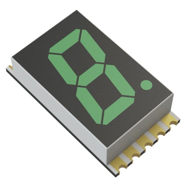INND-SS30GAG DISPLAY 7SEG 0.3" SGL GRN 10SMD