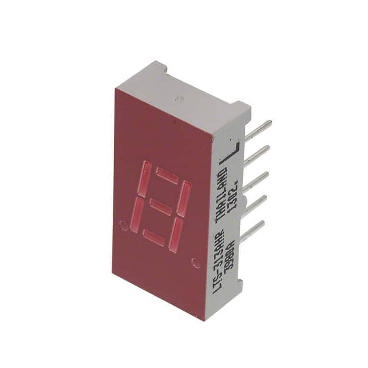 LTS-313AHR DISPLAY 7-SEG 0.3" SGL RED 10DIP