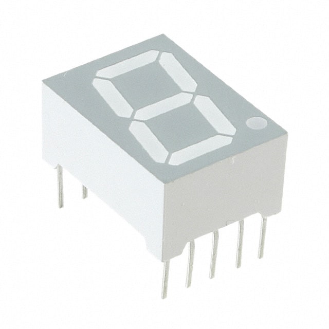LTS-5501AE DISP 7SEG 0.56" SGL OR-RED 10DIP