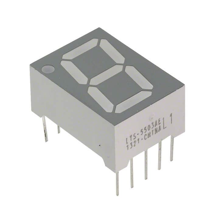 LTS-5503AE DISP 7SEG 0.56" SGL OR-RED 10DIP