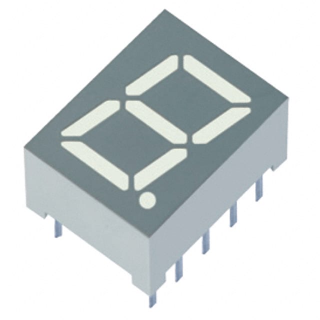 XDUY08A DISPLAY 7SEG 0.39" SGL YLW 10DIP