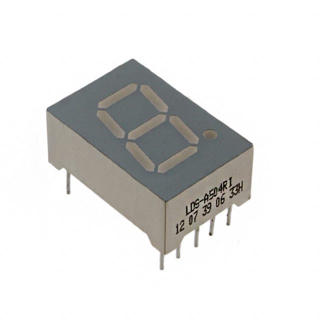 LDS-A504RI DISPLAY 7-SEG 0.5" SGL RED 10DIP