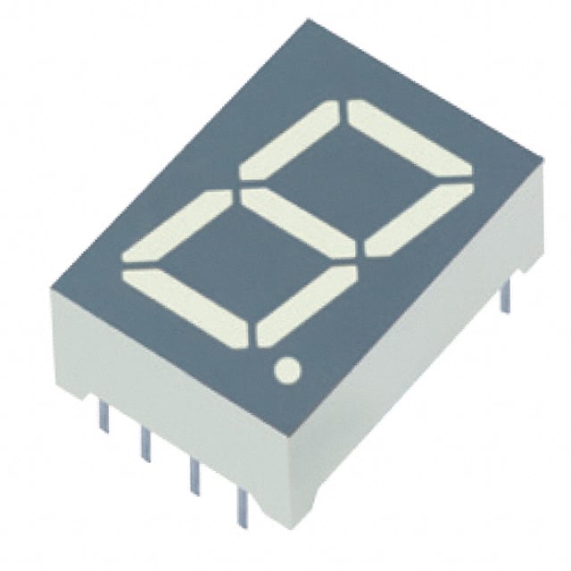 XDUY13A DISPLAY 7SEG 0.52" SGL YLW 10DIP