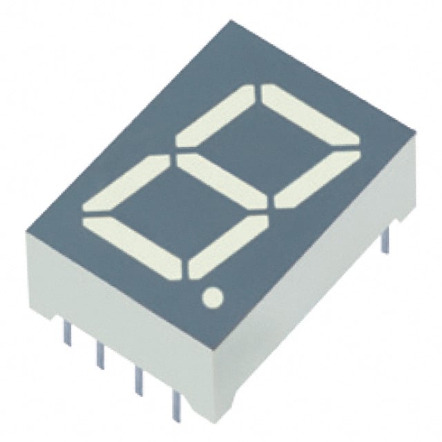 XDUY13C DISPLAY 7SEG 0.52" SGL YLW 10DIP