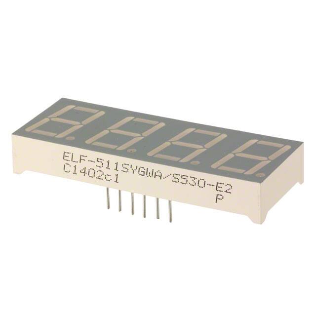 ELF-511SYGWA/S530-E2 DISP 7SEG 0.56" QUAD Y-G 12DIP
