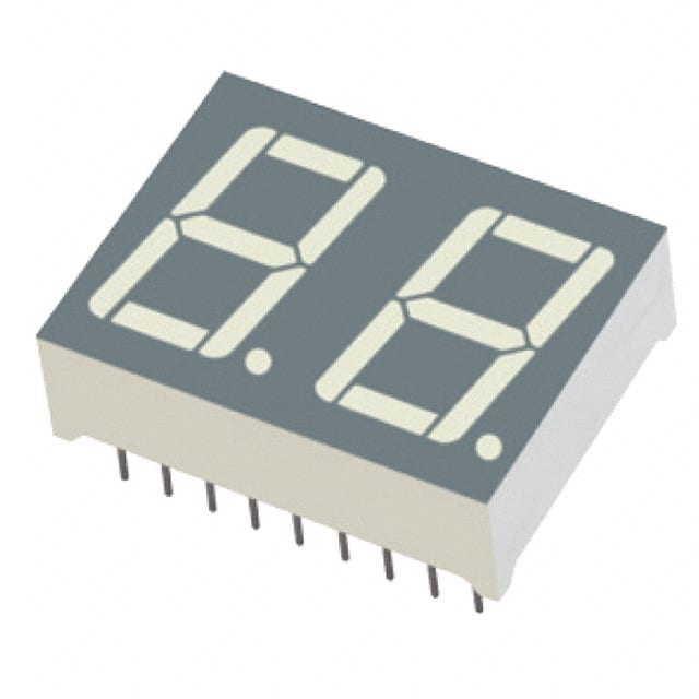 XDMYK14A2 DISPLAY 7SEG 0.56" DBL YLW 10DIP