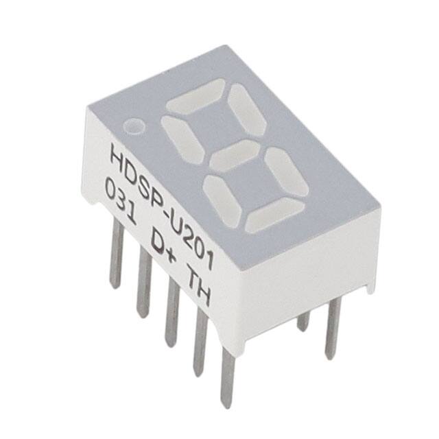 HDSP-U201 DISPLAY 7SEG 0.31" SGL RED 10DIP