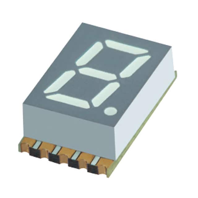 XZFMYK07C DISPLAY 7-SEG 0.3" SGL YLW 10SMD