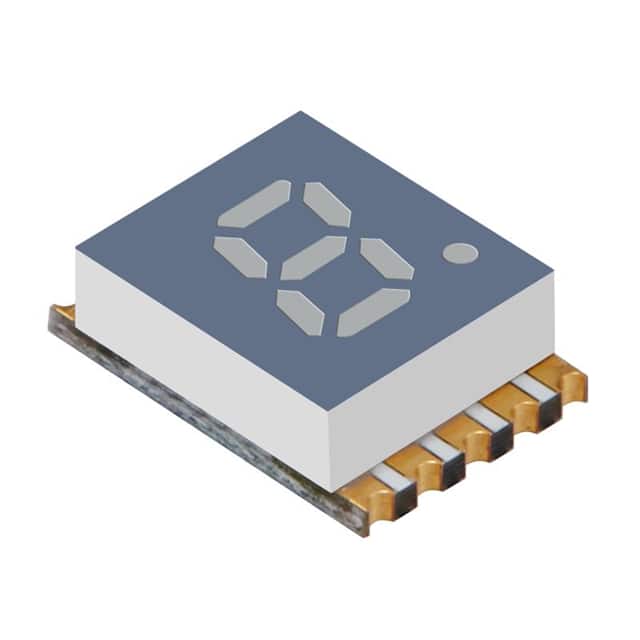 XZFMOK05C DISPLAY 7-SEG 0.2" SGL ORG 10SMD