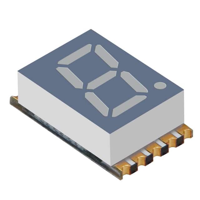 XZFVG07C DISPLAY 7SEG 0.3" SGL GRN 10SMD
