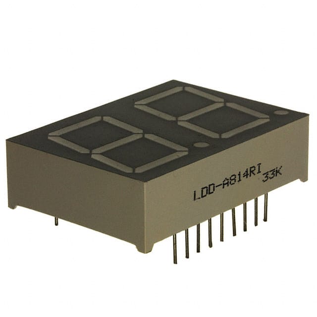 LDD-A814RI DISPLAY 7-SEG 0.8" DBL RED 18DIP