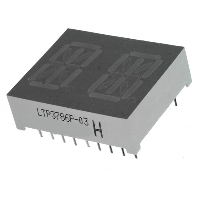 LTP-3786P-03 DISP 14SEG 0.54" DBL RED 18DIP