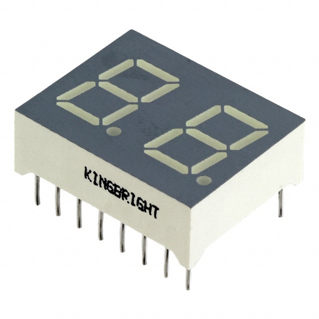DC04-11EWA DISPLAY 7SEG 0.39" DBL RED 16DIP