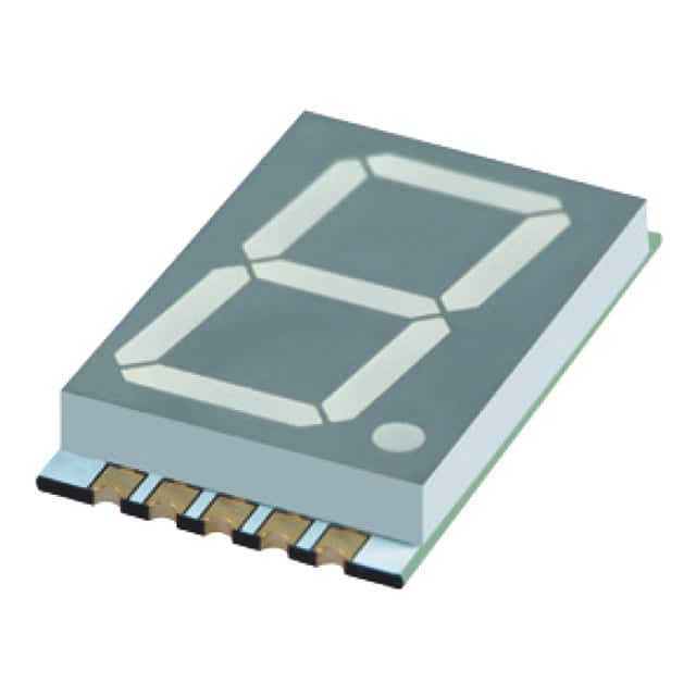 XZFMYK20C-A DISPLAY 7-SEG 0.8" SGL YLW 10SMD