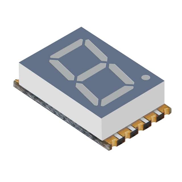 XZFMOK10A DISPLAY 7-SEG 0.4" SGL ORG 10SMD