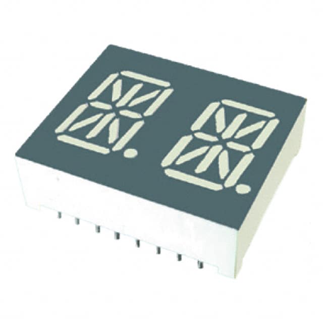 XAUG14A2 DISP 14SEG 0.54" DBL GRN 18DIP