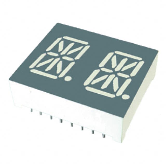 XAUY14A2 DISP 14SEG 0.54" DBL YLW 18DIP