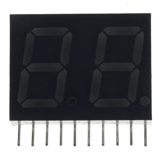 LDD-M516RI-RA DISP 7SEG 0.56" DBL RED 10SIP RA