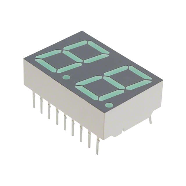 HDSP-5621-GH000 DISPLAY 7SEG 0.56" DBL GRN 18DIP