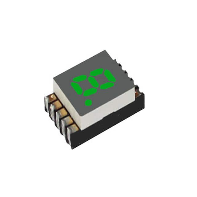 DSM7UA20105T DISPLAY 7SEG 0.2" SGL GRN 10SMD