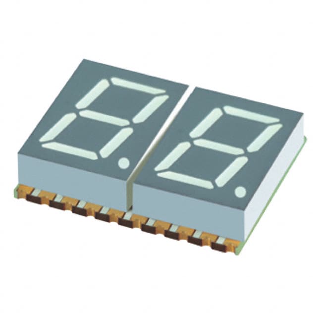XZFMOK10C2 DISPLAY 7-SEG 0.4" DBL ORG 20SMD
