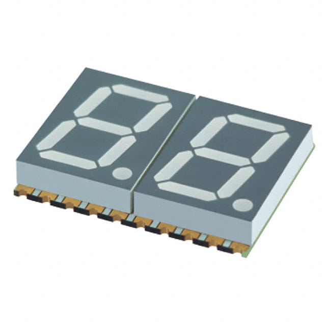 XZFMYK14A2 DISPLAY 7SEG 0.56" DBL YLW 20SMD