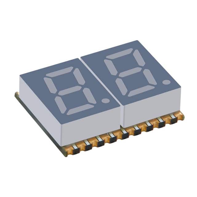 XZFMDK07C2 DISPLAY 7-SEG 0.3" DBL RED 20SMD