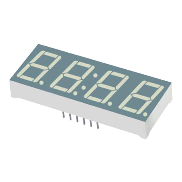 XDUY14A4-A DISP 7SEG 0.56" QUAD YLW 12DIP
