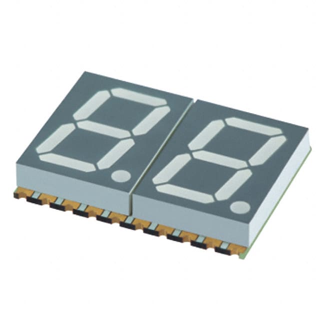 XZFDGK14A2 DISPLAY 7SEG 0.56" DBL GRN 20SMD