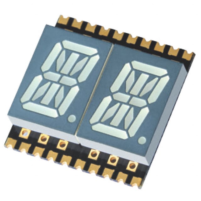 XZFAMDK10A2 DISPLAY 14SEG 0.4" DBL RED 32SMD