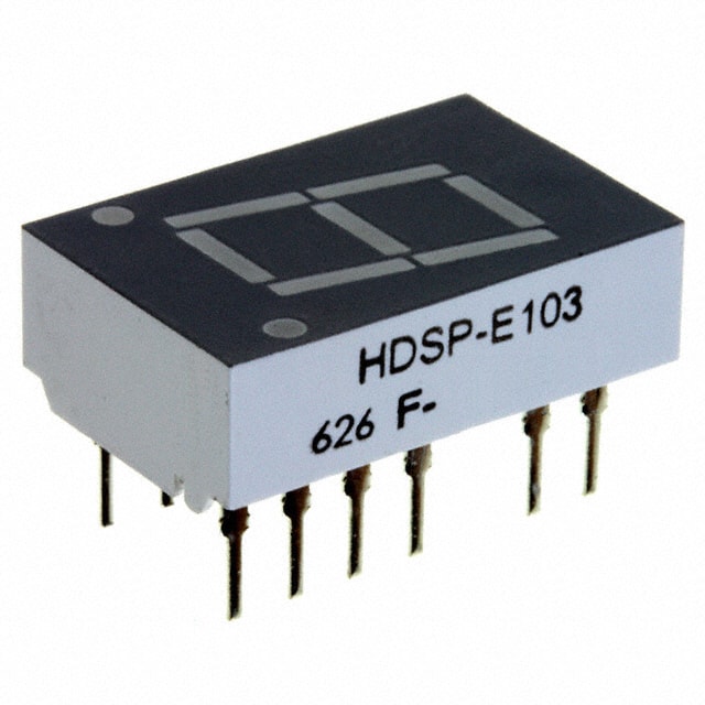 HDSP-E103 DISPLAY 7SEG 0.43" SGL RED 14DIP